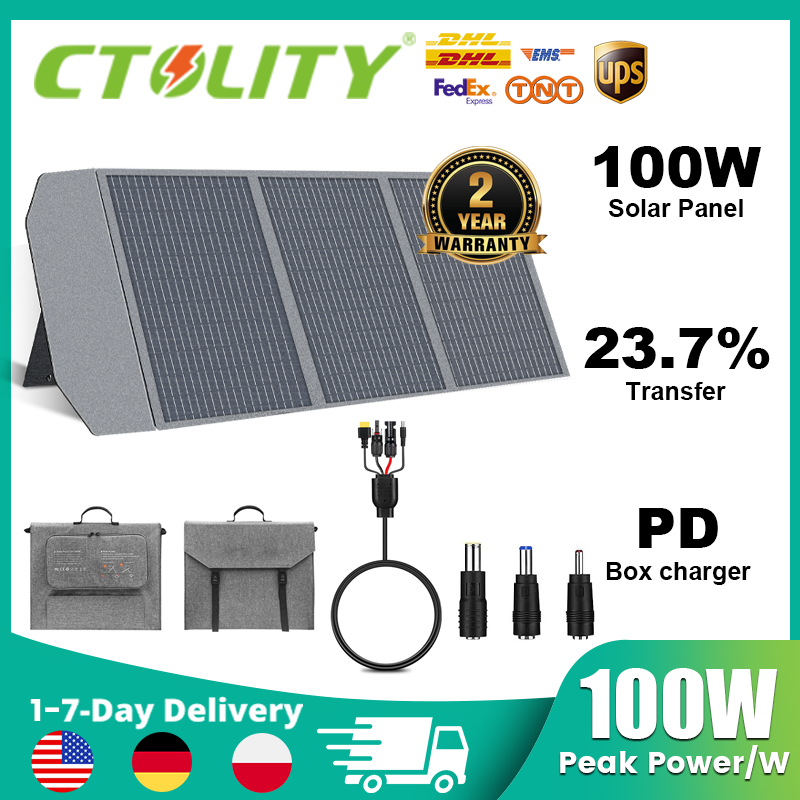 Rv Solar Kit 400W - Ctolity Foldable Solar Panel, 400W /