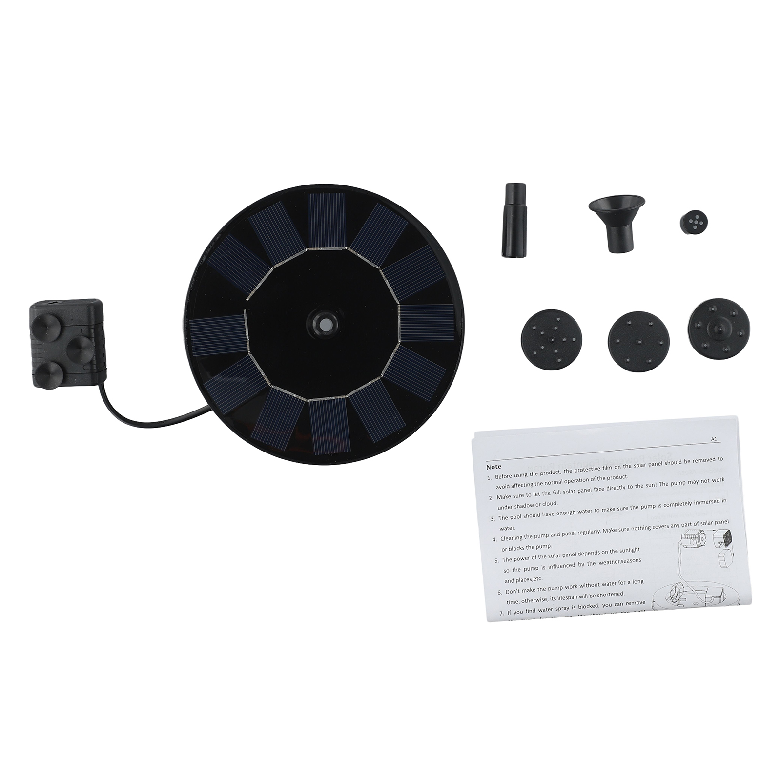 Solar Pool Pump Kit - Solar Fountain Floating Pump Water Feature