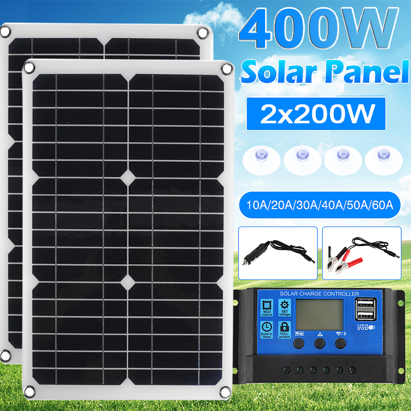 Rv Solar Kit 400W - 200W 400W 18V Solar Panel Kit