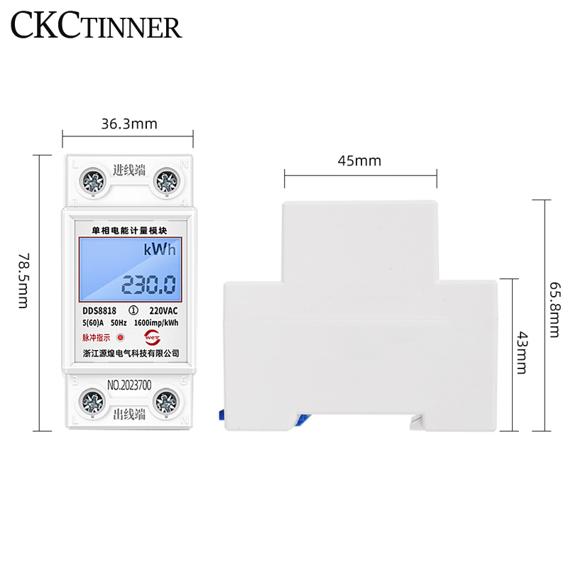Din Rail LCD Digital Display S - Renewable Energy Demonstration Kit 리뷰 및 가격