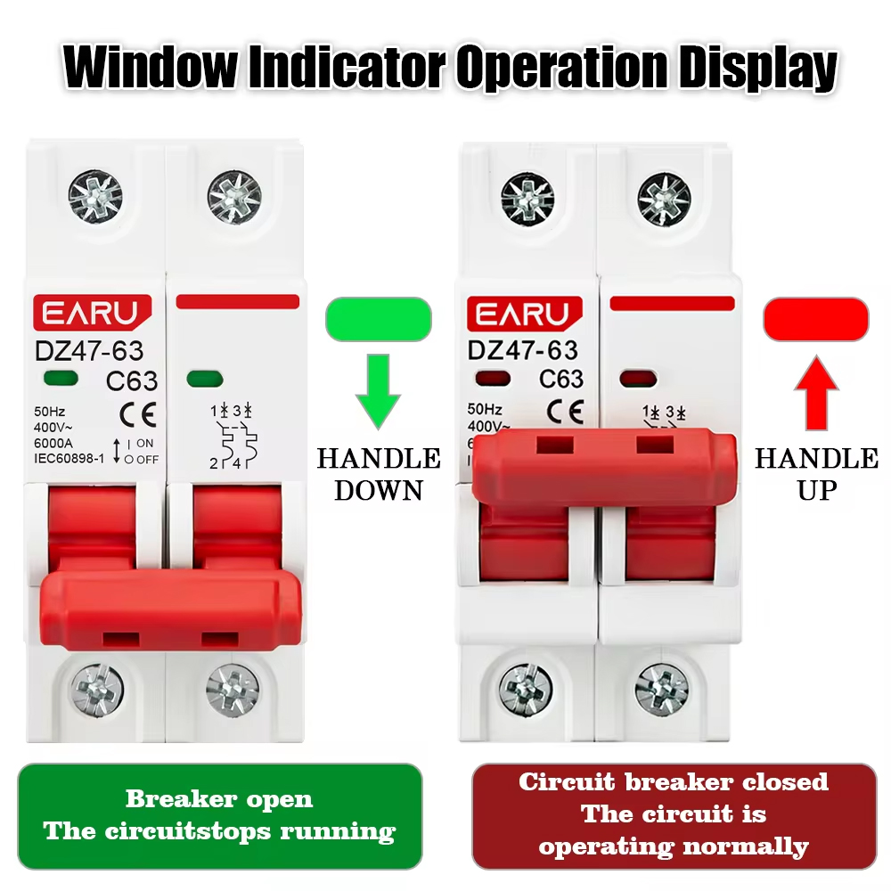 DZ47 1P 2P 3P 4P 3A-63A AC 230 - Din Rail Circuit Breaker 리뷰 및 가격