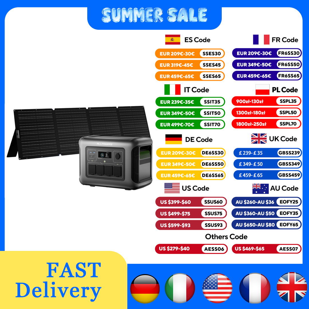 ALLPOWERS R1500 LITE Portable  - Rv Solar Kit 400W 리뷰 및 가격