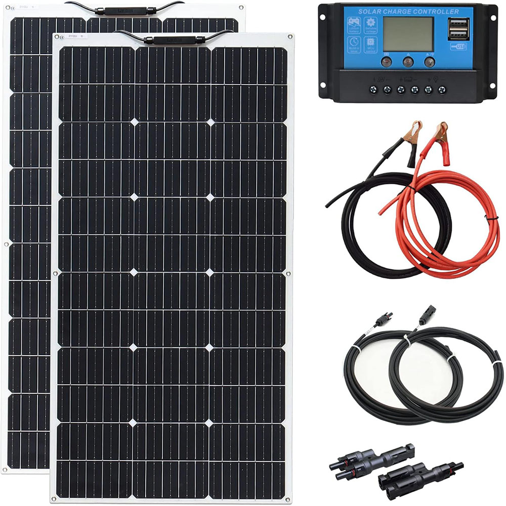 200w Solar Panels 100W Solar P - Rv Solar Kit 400W 리뷰 및 가격