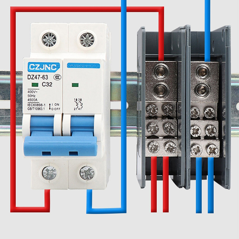 1PCS 1 in 1/2/4/6 Out 150A Din - Din Rail Circuit Breaker 리뷰 및 가격