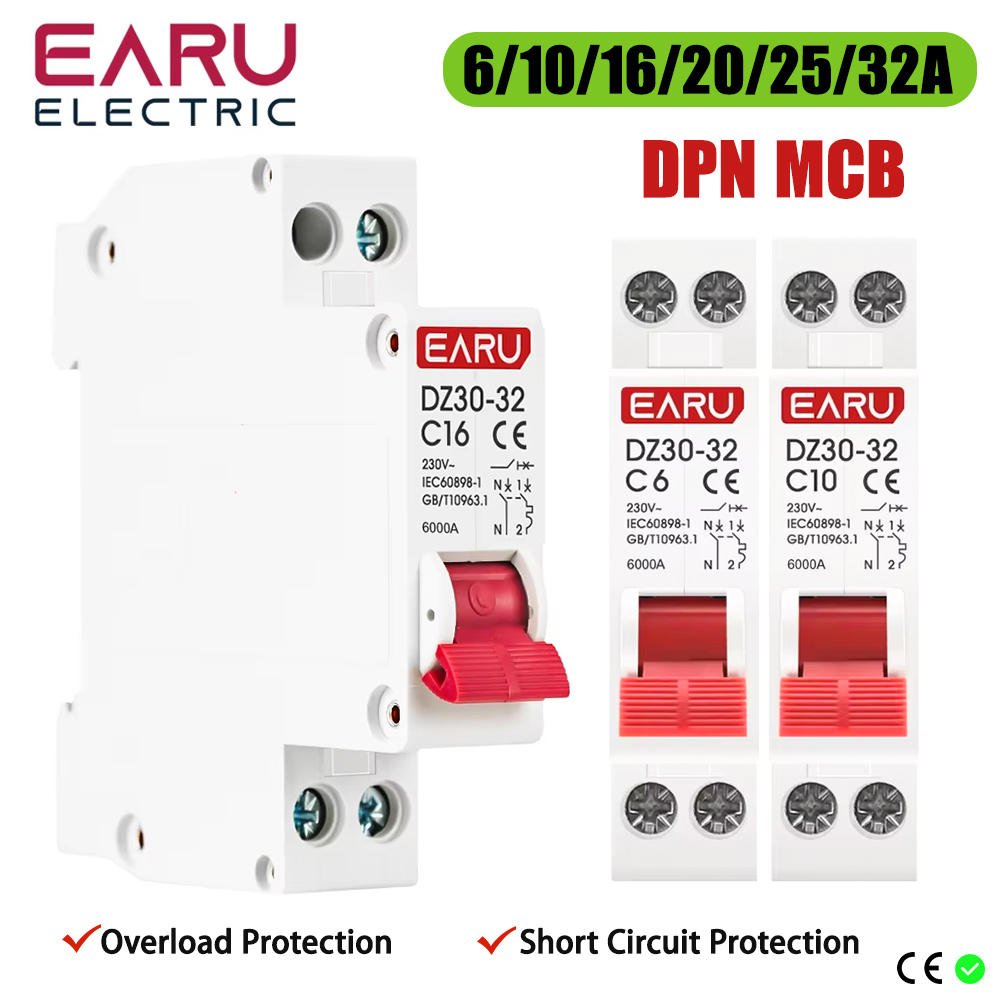 DZ30-32 DPN 1P+N Mini Circuit  - Din Rail Circuit Breaker 리뷰 및 가격