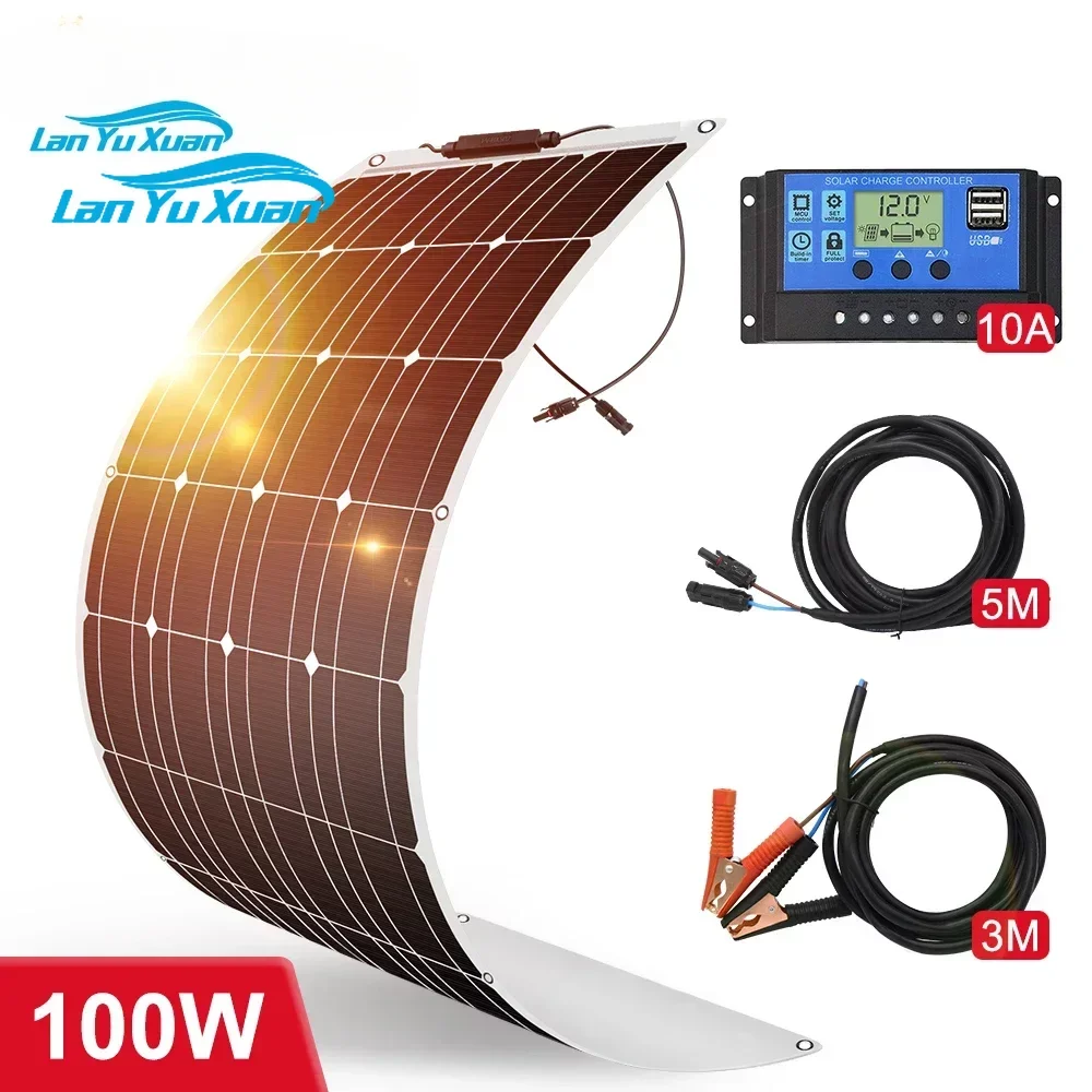 18V 100W 200W 400W Flexible So - Rv Solar Kit 400W 리뷰 및 가격