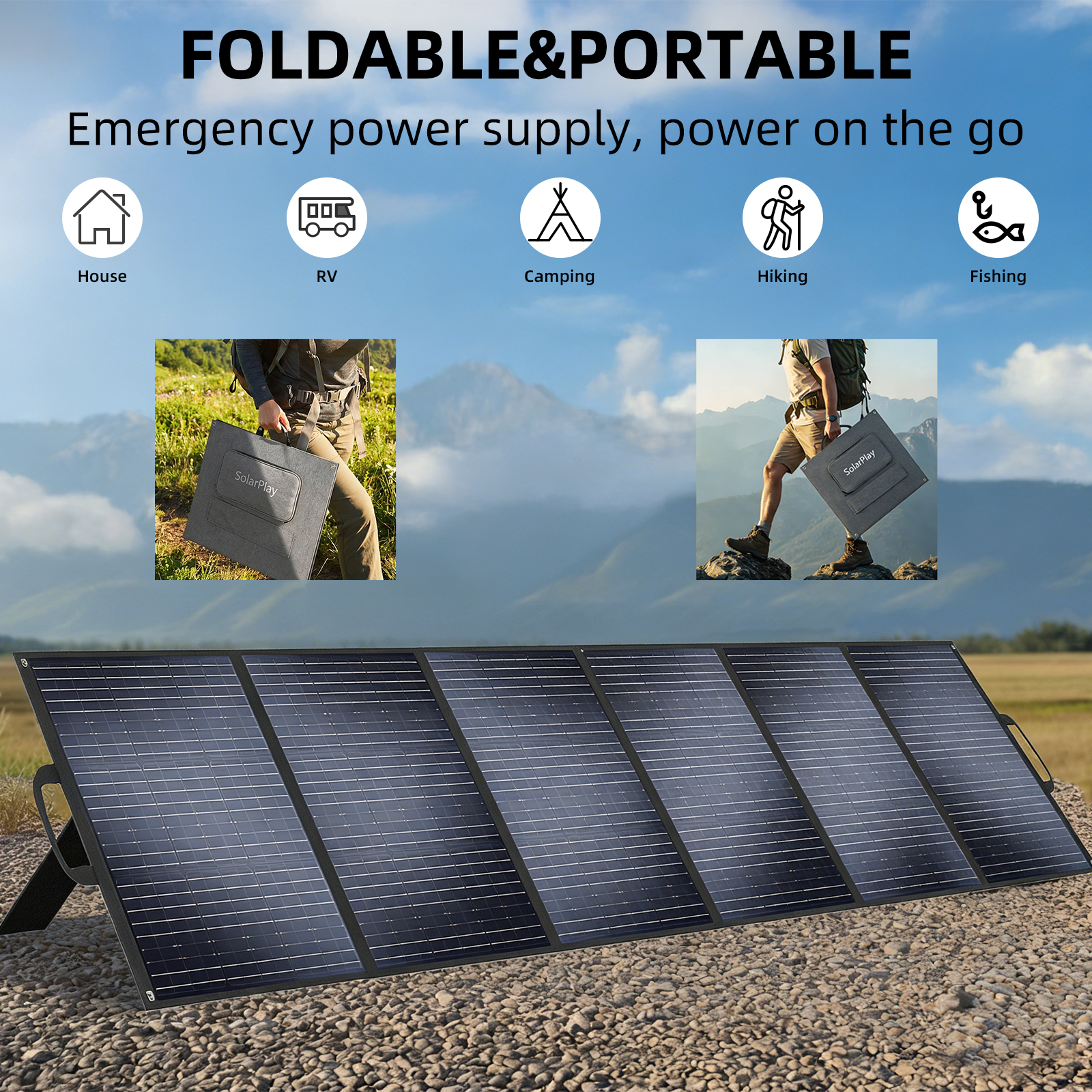 SOLARPLAY 400W Foldable Solar  - Rv Solar Kit 400W 리뷰 및 가격