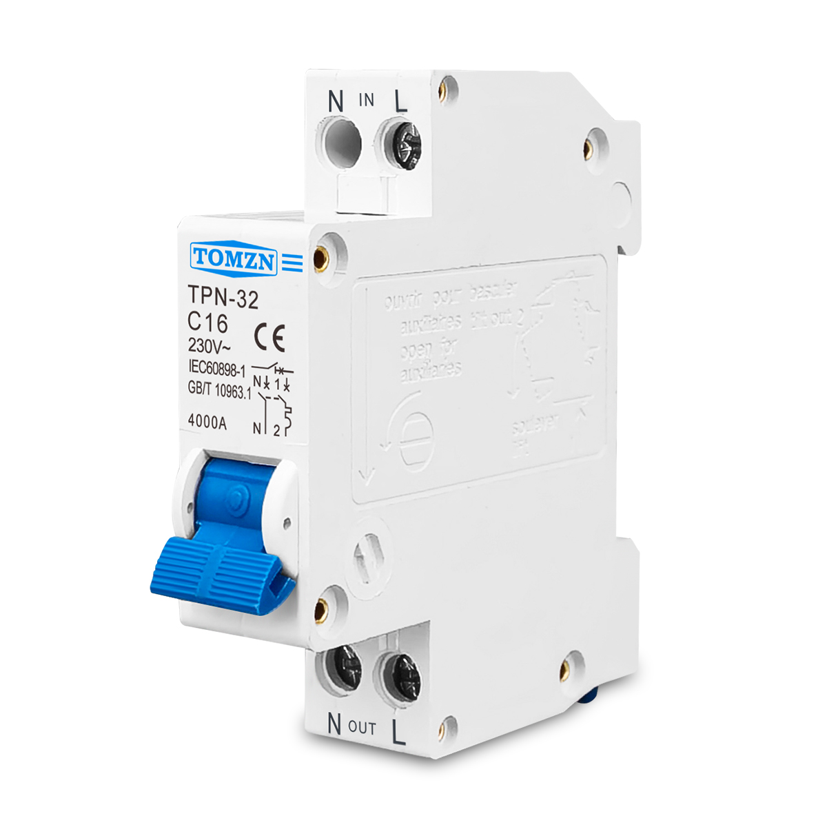 TOMZN TPN 1P+N Mini Circuit Br - Din Rail Circuit Breaker 리뷰 및 가격