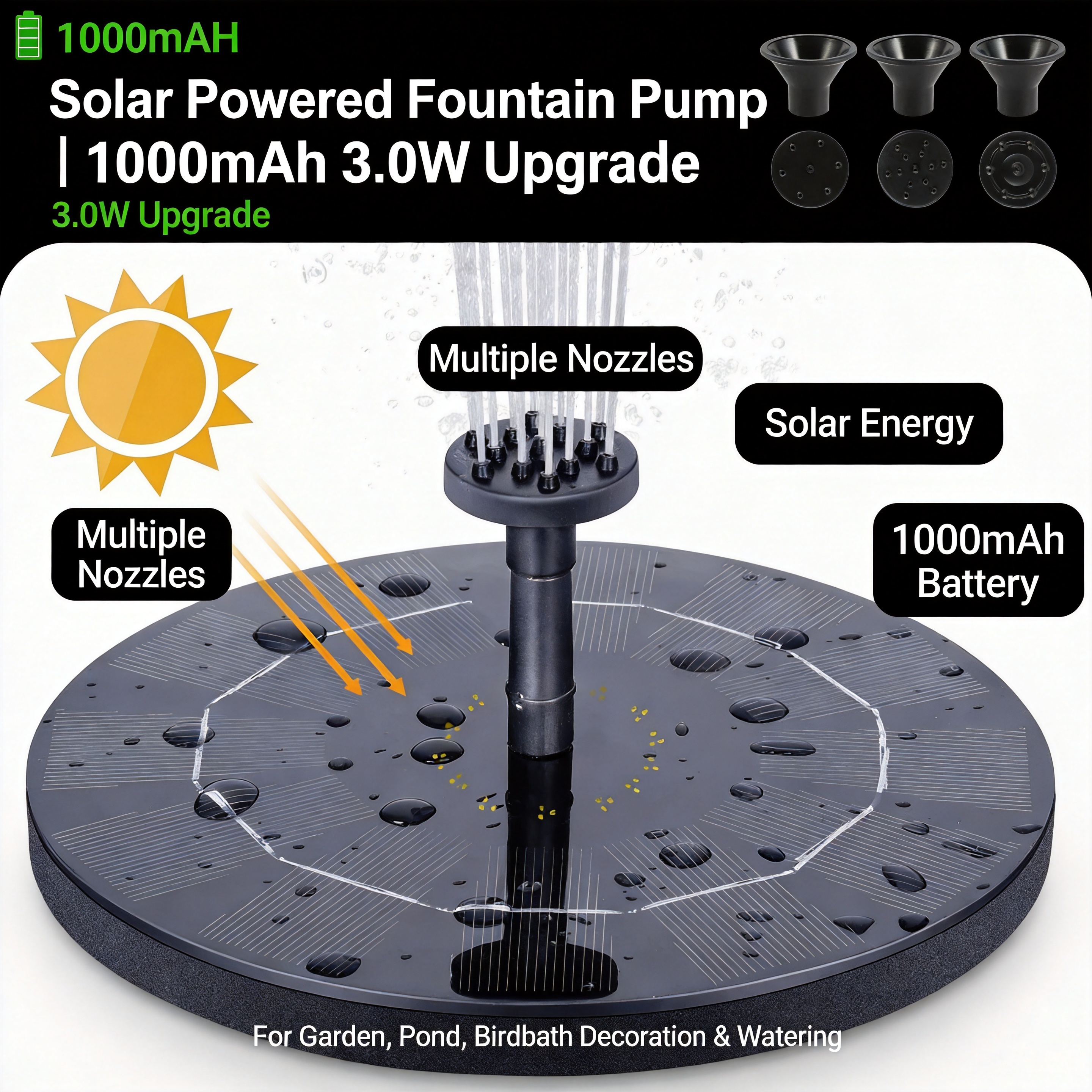 Solar Fountain Pump – Floating - Solar Pool Pump Kit 리뷰 및 가격