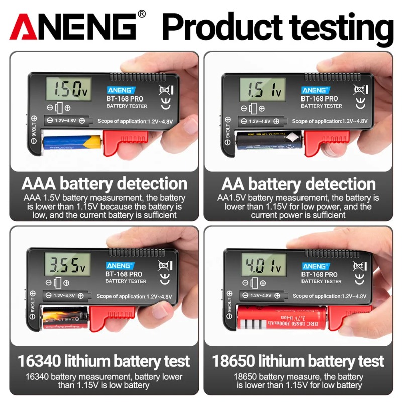 ANENG BT-168 PRO Battery Level - Renewable Energy Demonstration Kit 리뷰 및 가격
