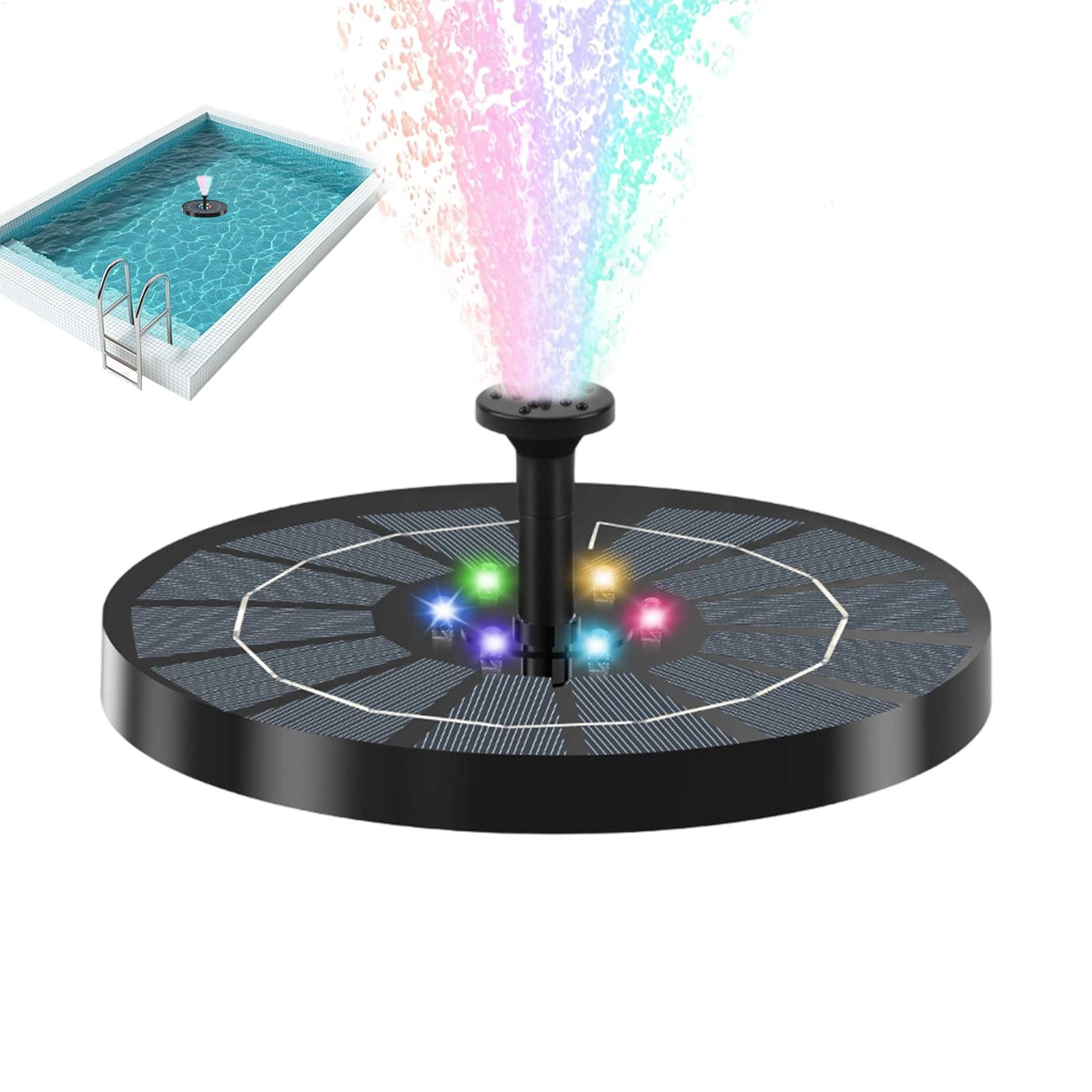Bird Bath Fountain with Lights - Solar Pool Pump Kit 리뷰 및 가격