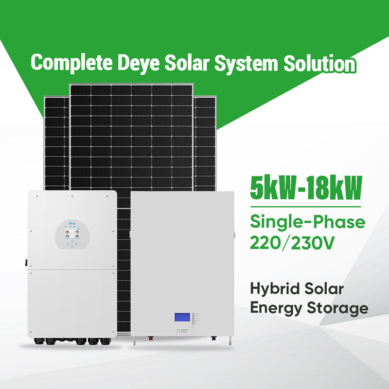 Deye 5KW 10KW 15KW 18KW Hybrid - Off Grid Solar Kit 리뷰 및 가격