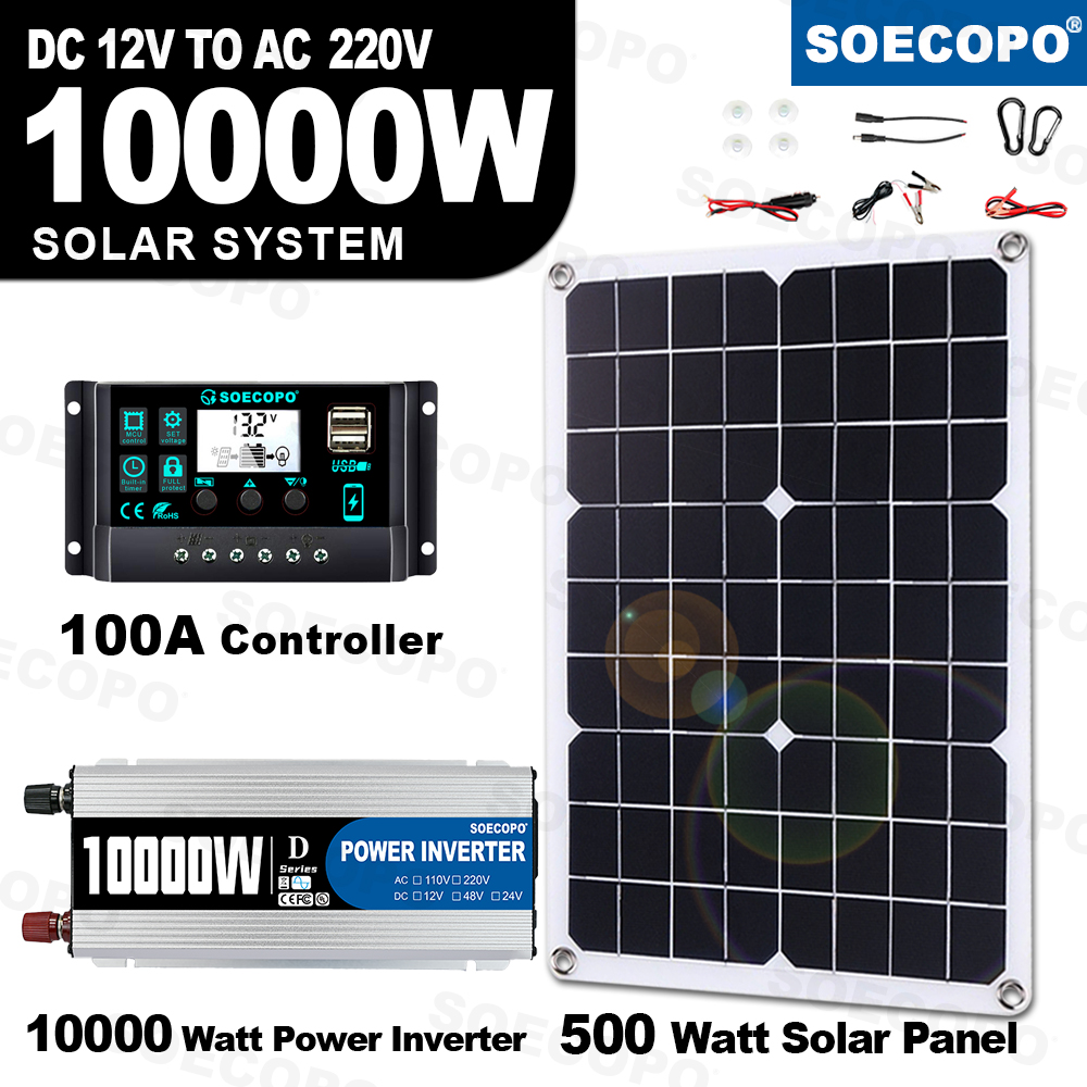 10000W Solar Generator Kit 500 - Off Grid Solar Kit 리뷰 및 가격