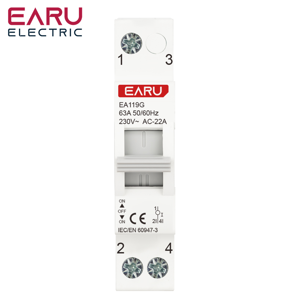 1P 40A 63A AC230V 50/60Hz Din  - Din Rail Circuit Breaker 리뷰 및 가격