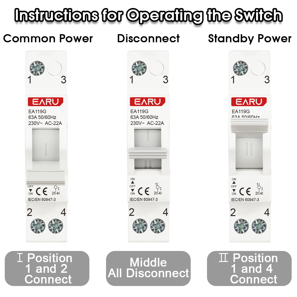 1P 40A 63A AC230V 50/60Hz Din  - Din Rail Circuit Breaker 리뷰 및 가격