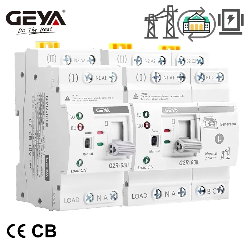 GEYA G2R Smart ATS Din Rail Du - Din Rail Circuit Breaker 리뷰 및 가격