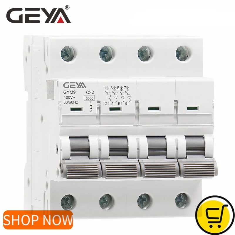 GEYA GYM9 4P MCB 6A-63A 6KA Br - Din Rail Circuit Breaker 리뷰 및 가격