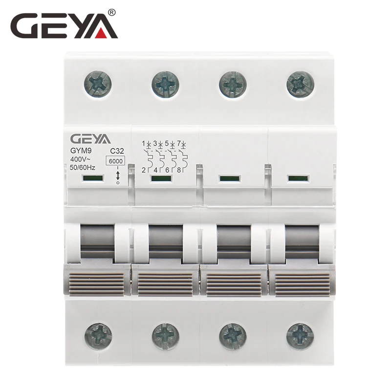 GEYA GYM9 4P MCB 6A-63A 6KA Br - Din Rail Circuit Breaker 리뷰 및 가격