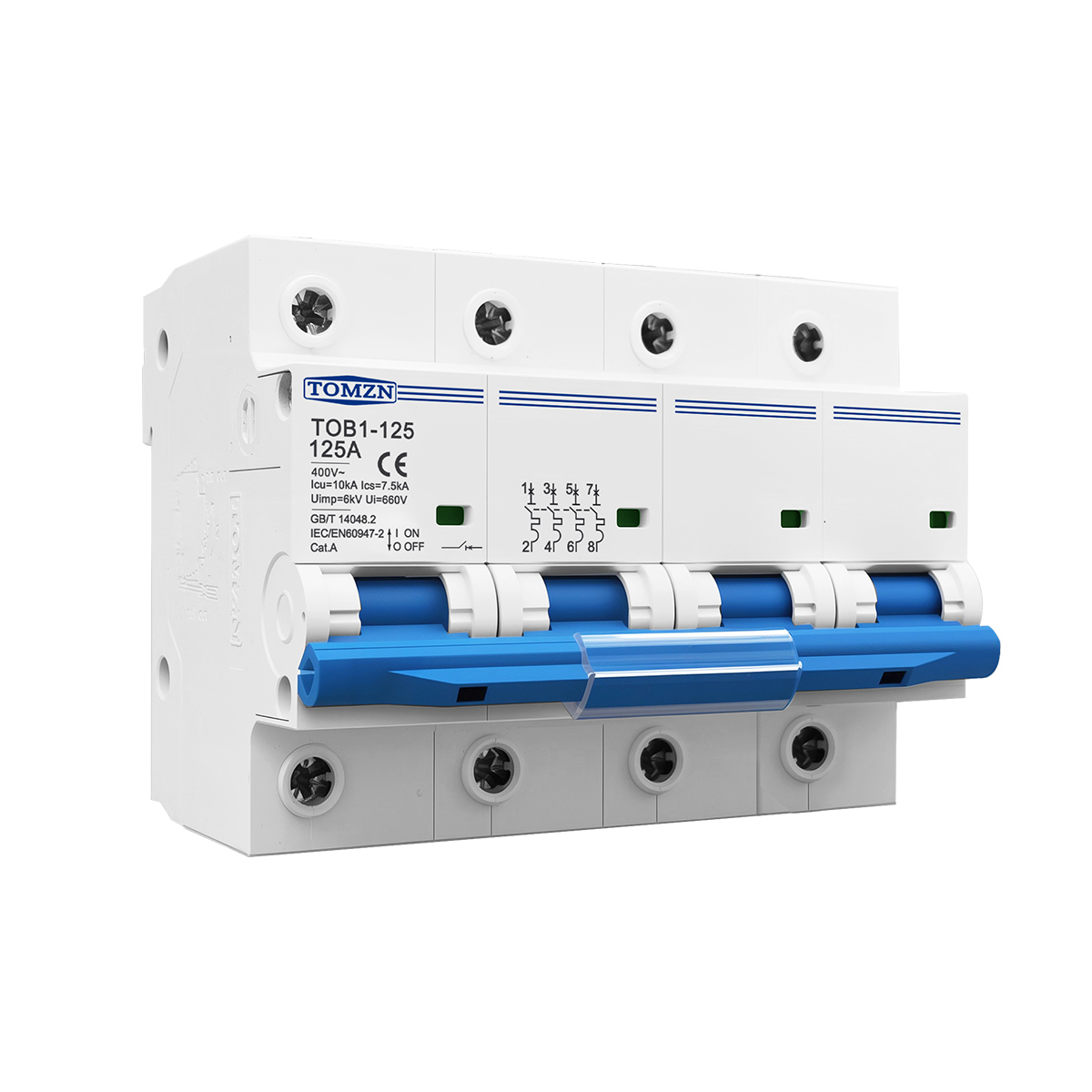 1P 2P 3P 4P 400V AC High-curre - Din Rail Circuit Breaker 리뷰 및 가격