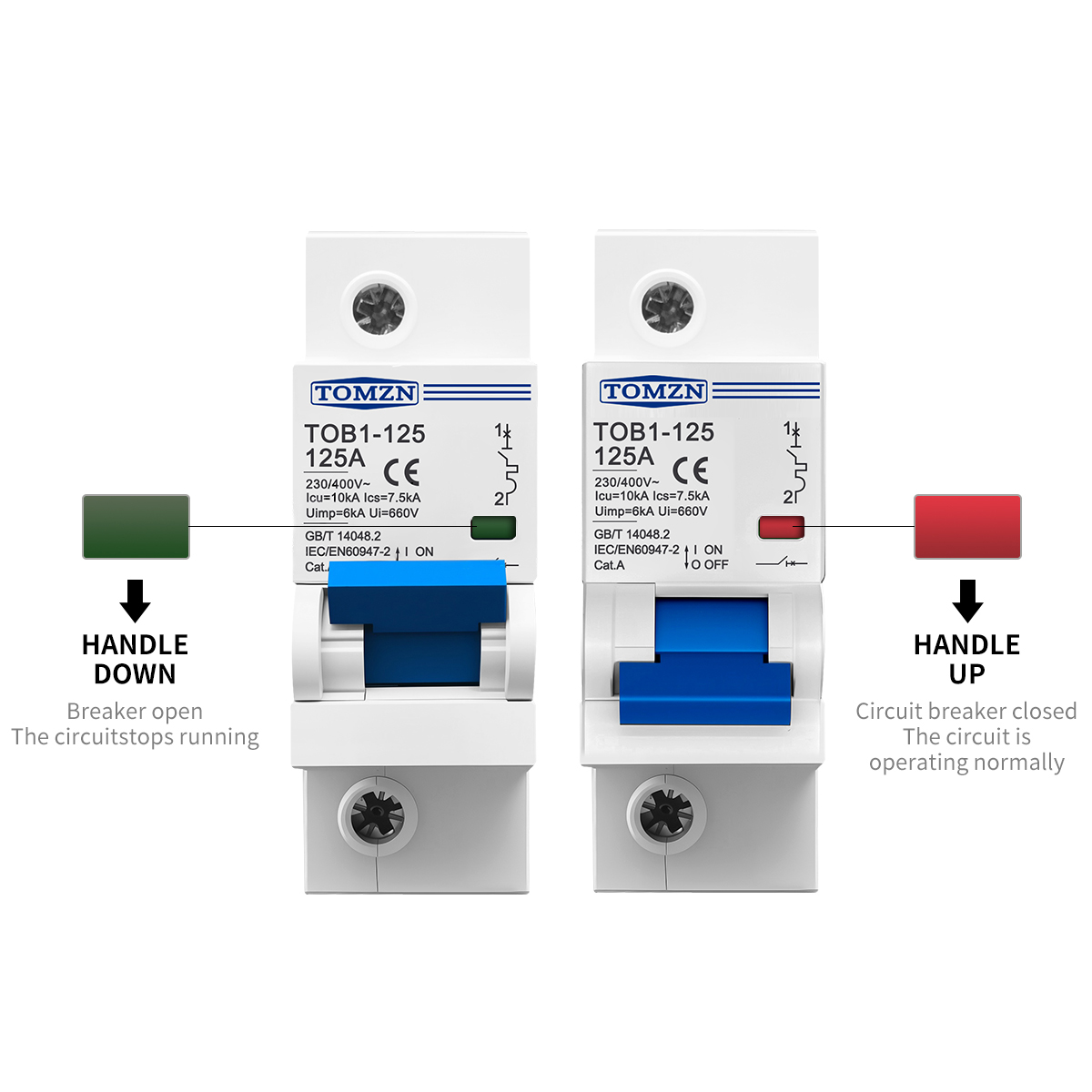 1P 2P 3P 4P 400V AC High-curre - Din Rail Circuit Breaker 리뷰 및 가격