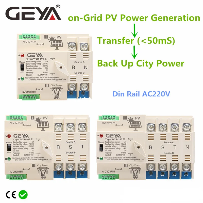 GEYA on-Grid Solar Power Autom - Din Rail Circuit Breaker 리뷰 및 가격