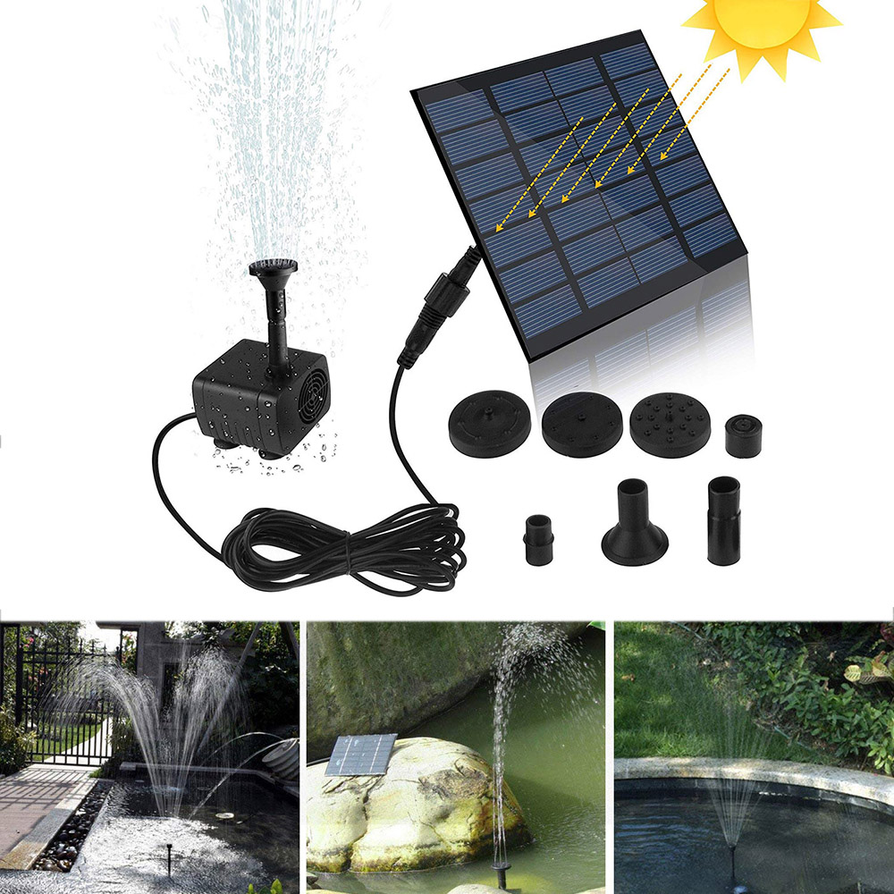 Mini Solar Fountain Pump Water - Solar Pool Pump Kit 리뷰 및 가격