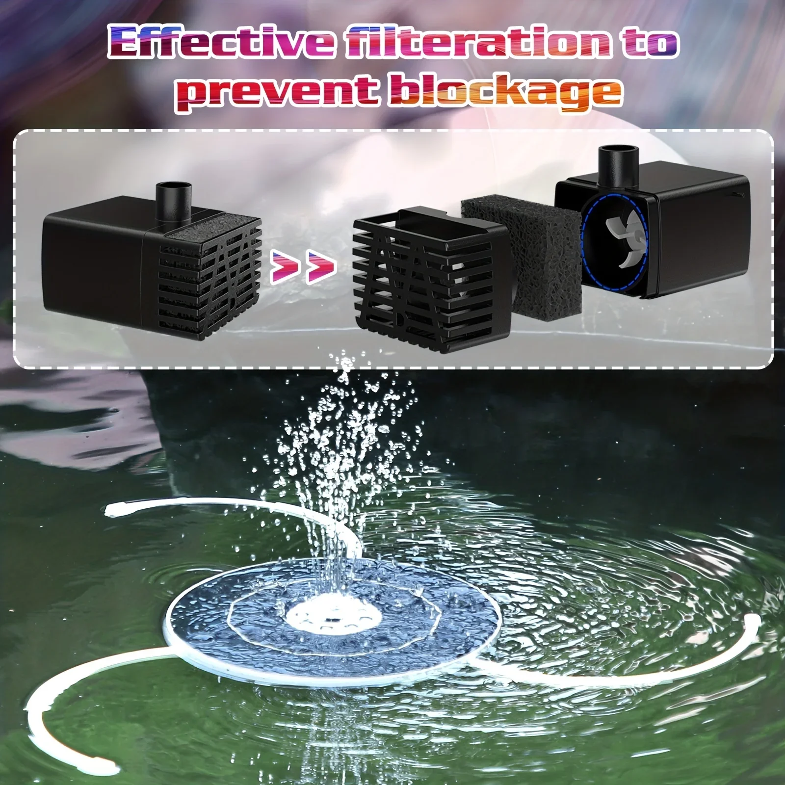 6.5W LED Solar Fountain Pump w - Solar Pool Pump Kit 리뷰 및 가격