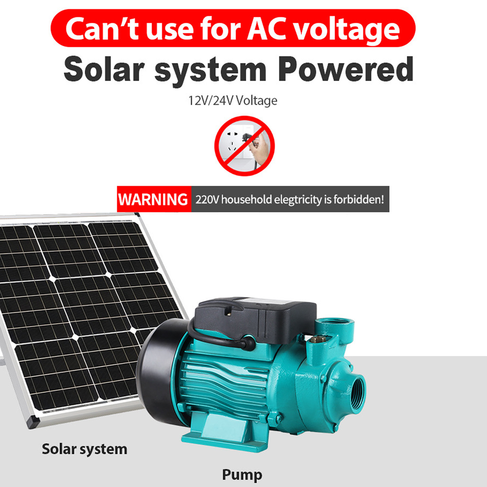 12V/24V Solar DC Vortex Pump 2 - Solar Pool Pump Kit 리뷰 및 가격